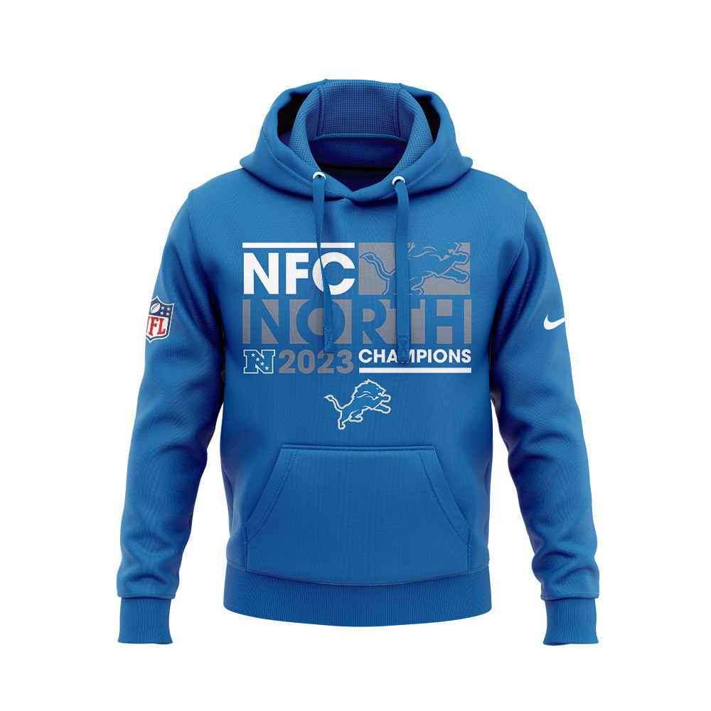 Detroit Lions NFC Corth Champions Hoodie Set-SP27122306ID10DS10 - Famjoys Detroit Lions NFC Corth Champions Hoodie Set-SP27122306ID10DS10 - Famjoys