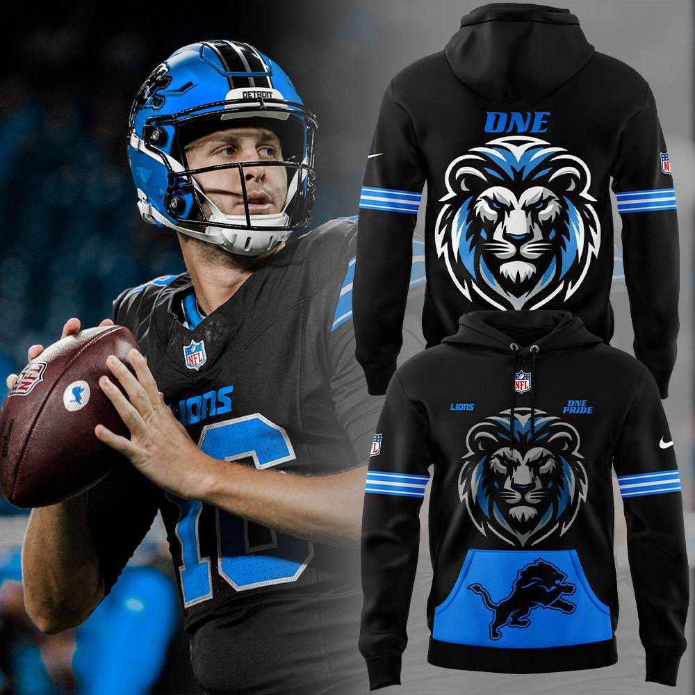 Detroit Lions ONE PRIDE New Version Black Hoodie Set+NT14102406ID10DS11 - Famjoys Detroit Lions ONE PRIDE New Version Black Hoodie Set+NT14102406ID10DS11 - Famjoys