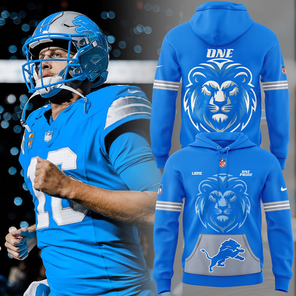 Detroit Lions ONE PRIDE New Version Blue Hoodie Set+NT14102408ID10DS11 - Famjoys Detroit Lions ONE PRIDE New Version Blue Hoodie Set+NT14102408ID10DS11 - Famjoys