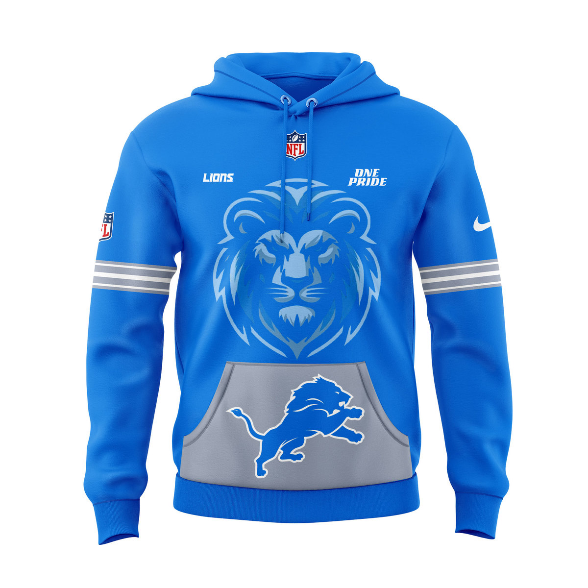 Detroit Lions ONE PRIDE New Version Blue Hoodie Set+NT14102408ID10DS11 - Famjoys Detroit Lions ONE PRIDE New Version Blue Hoodie Set+NT14102408ID10DS11 - Famjoys