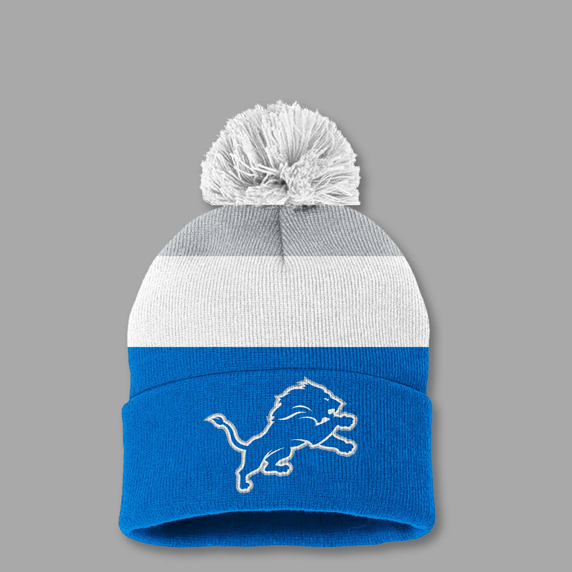 Detroit Lions Premium 3D Bomber Down Jacket - Famjoys Detroit Lions Premium 3D Bomber Down Jacket - Famjoys
