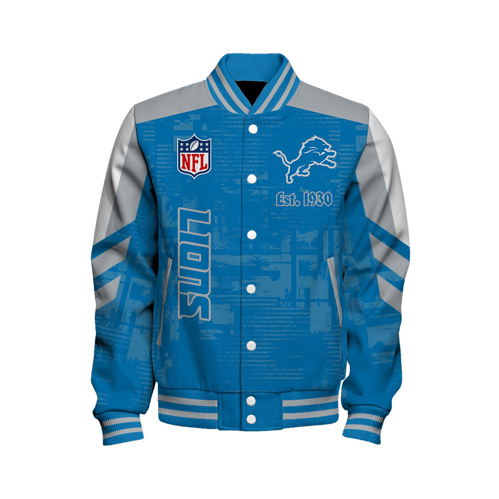 Detroit Lions - Proud To Be Different Unisex Varsity Jacket - Famjoys Detroit Lions - Proud To Be Different Unisex Varsity Jacket - Famjoys