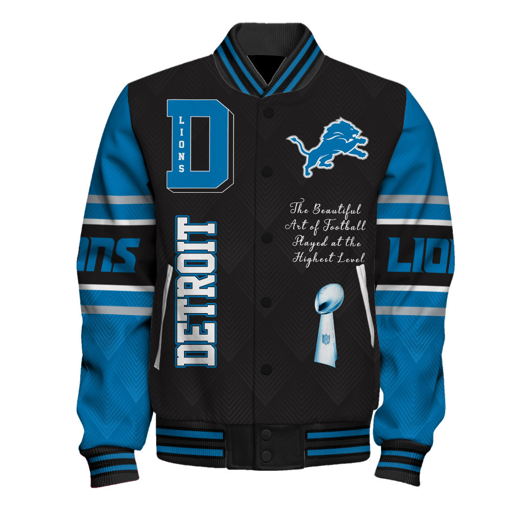 Detroit Lions Super Bowl LIX Champions Explode And Ascend Varsity Jacket - Famjoys Detroit Lions Super Bowl LIX Champions Explode And Ascend Varsity Jacket - Famjoys