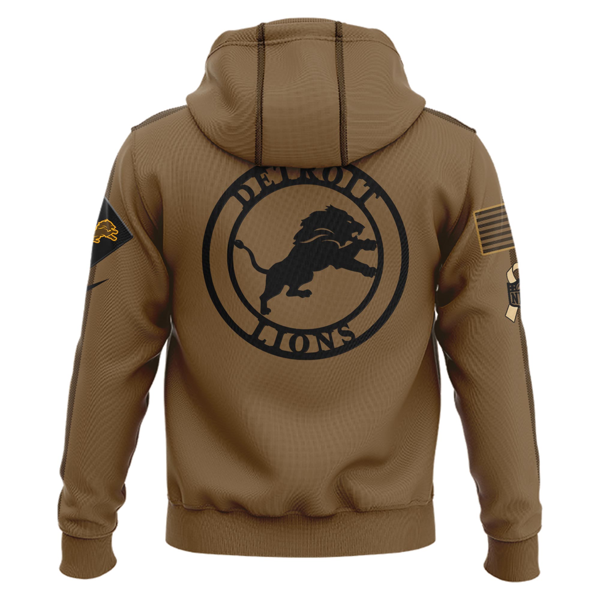 Detroit Lions Veterans Hoodie - Famjoys Detroit Lions Veterans Hoodie - Famjoys
