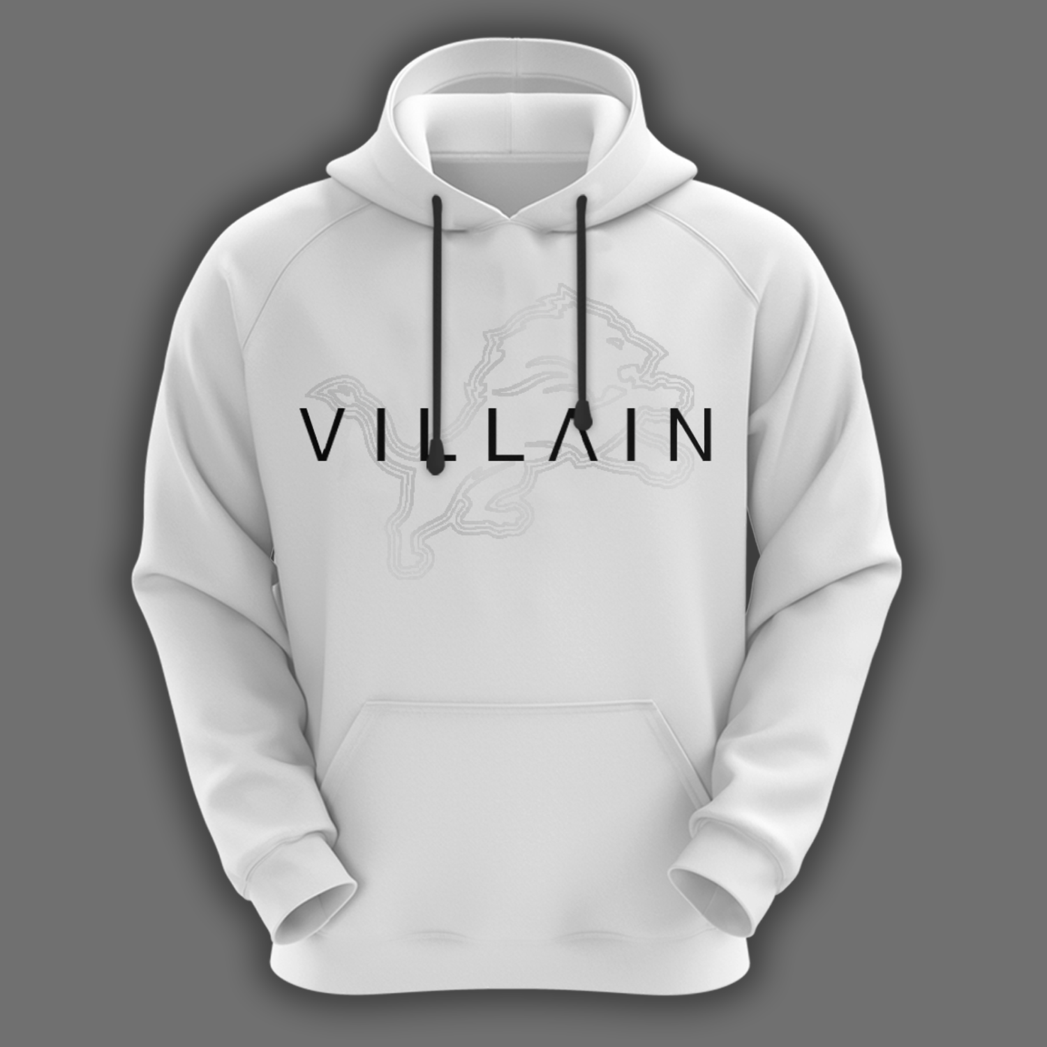 Detroit Lions VILLAIN Hoodie - Famjoys Detroit Lions VILLAIN Hoodie - Famjoys