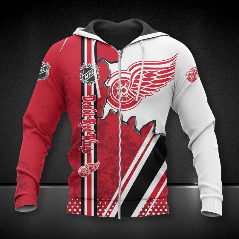 Detroit Red Wings All Over Print Caftan8600 - Famjoys Detroit Red Wings All Over Print Caftan8600 - Famjoys