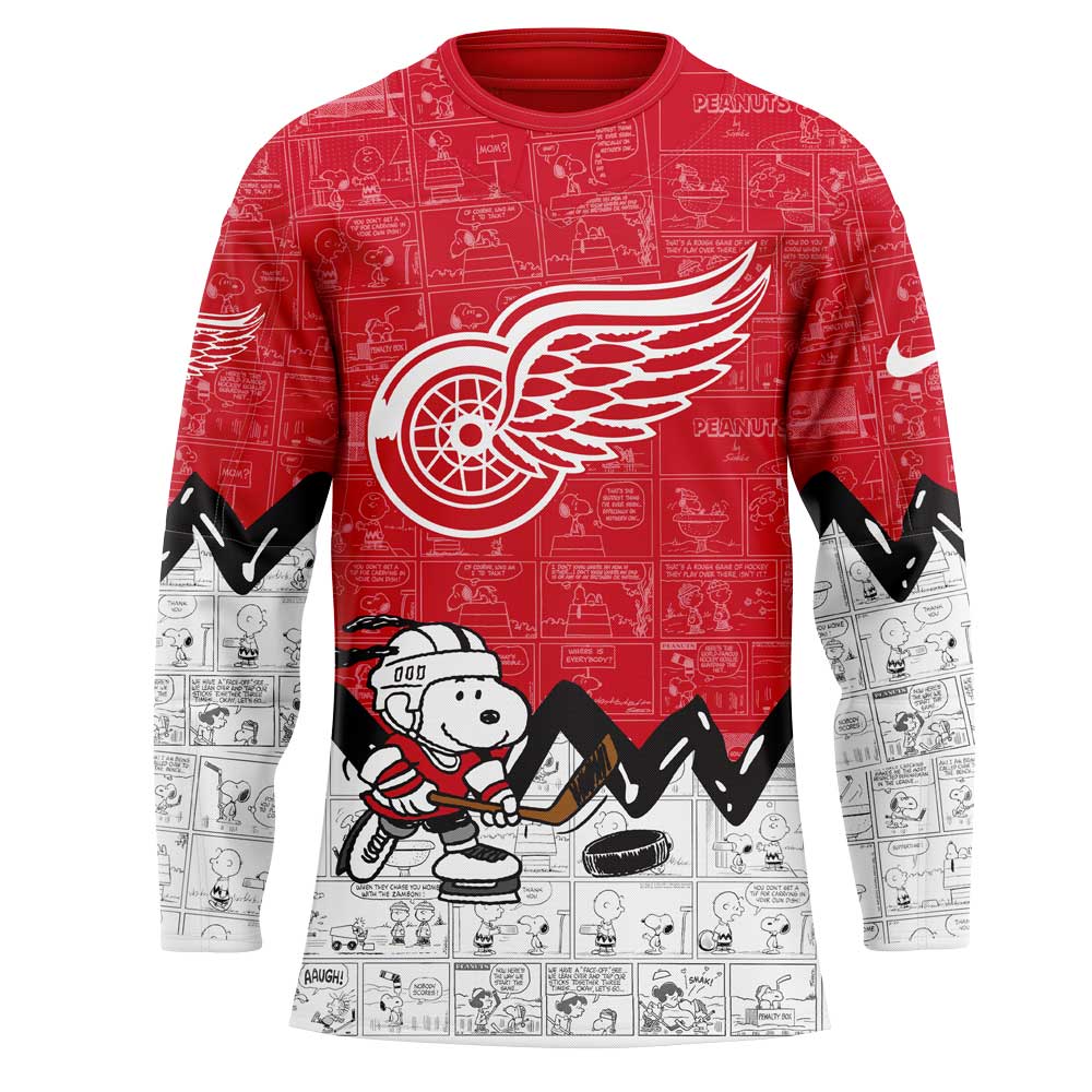 Detroit Red Wings Anniversary of Jersey - Famjoys Detroit Red Wings Anniversary of Jersey - Famjoys