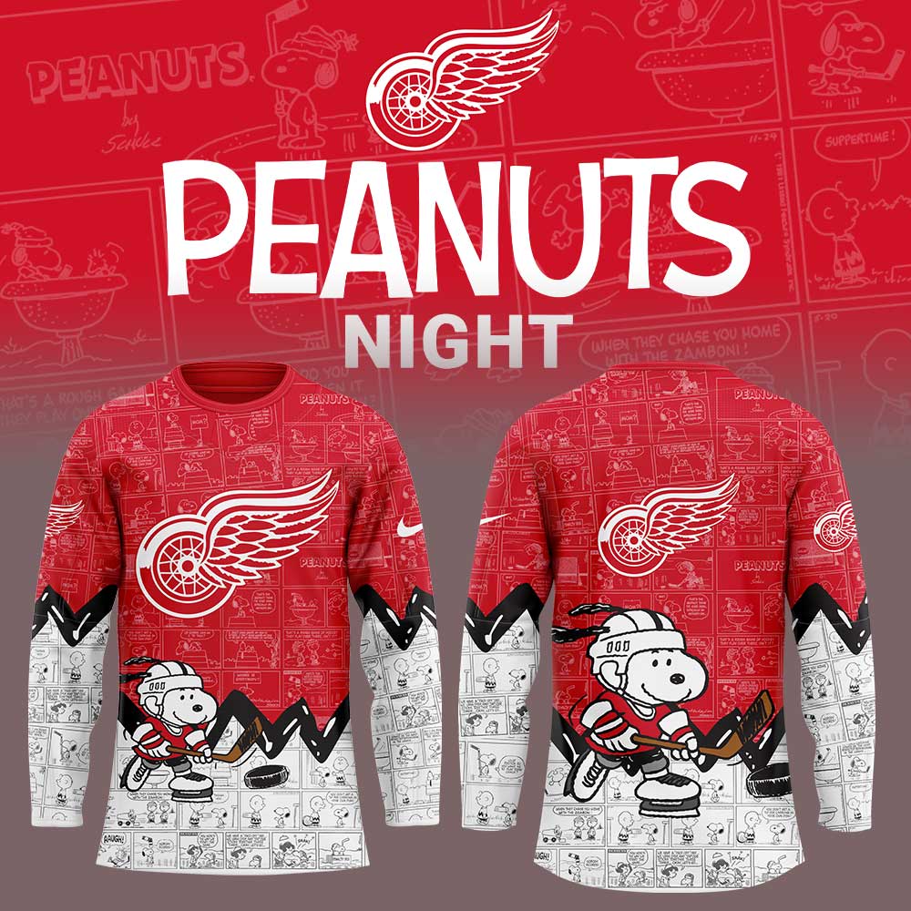 Detroit Red Wings Anniversary of Jersey - Famjoys Detroit Red Wings Anniversary of Jersey - Famjoys