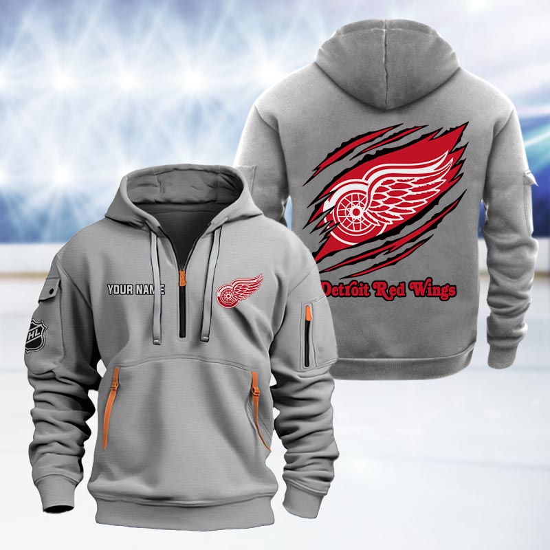 Detroit Red Wings Heavy Hoodie - Famjoys Detroit Red Wings Heavy Hoodie - Famjoys