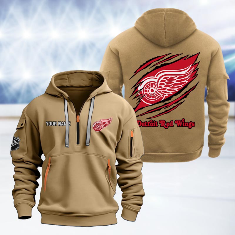 Detroit Red Wings Heavy Hoodie - Famjoys Detroit Red Wings Heavy Hoodie - Famjoys