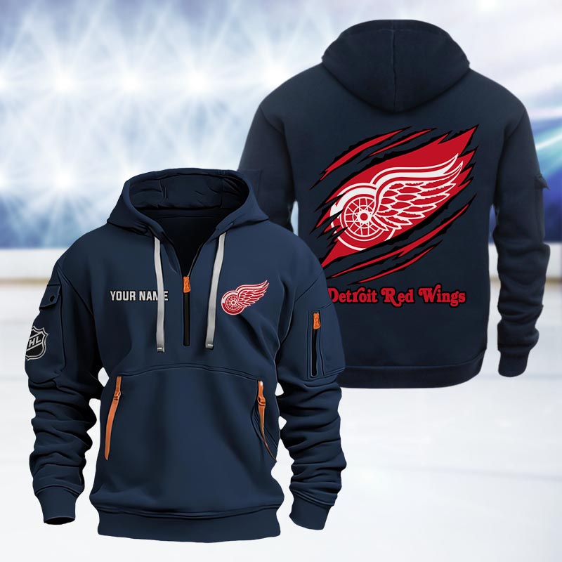 Detroit Red Wings Heavy Hoodie - Famjoys Detroit Red Wings Heavy Hoodie - Famjoys