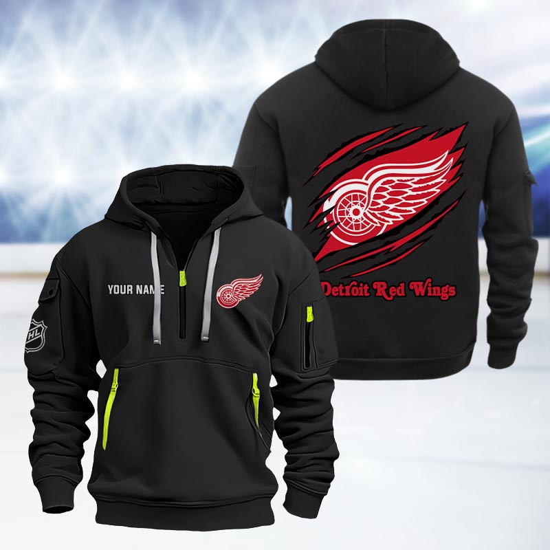 Detroit Red Wings Heavy Hoodie - Famjoys Detroit Red Wings Heavy Hoodie - Famjoys