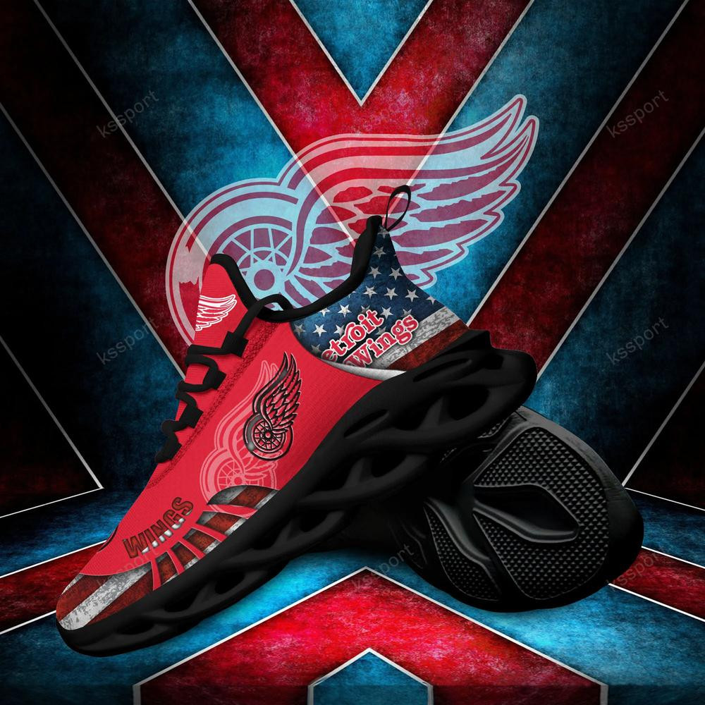 Detroit Red Wings Max Soul Clunky Shoes - Famjoys Detroit Red Wings Max Soul Clunky Shoes - Famjoys