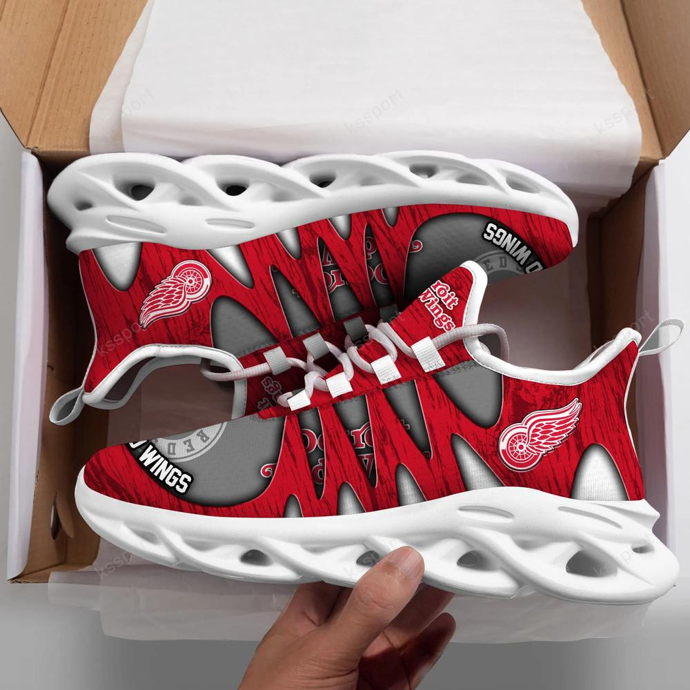Detroit Red Wings Max Soul Shoes, Running Sneakers - Famjoys Detroit Red Wings Max Soul Shoes, Running Sneakers - Famjoys