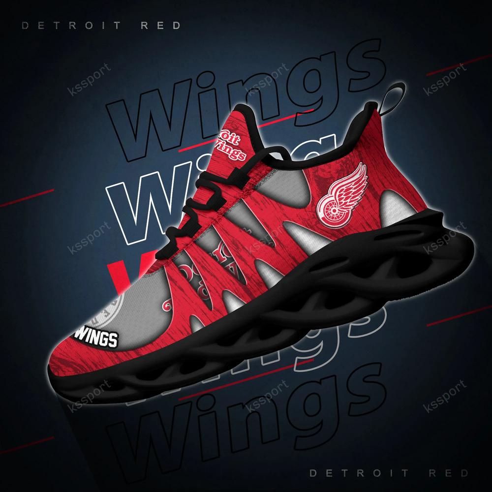 Detroit Red Wings Max Soul Shoes, Running Sneakers - Famjoys Detroit Red Wings Max Soul Shoes, Running Sneakers - Famjoys