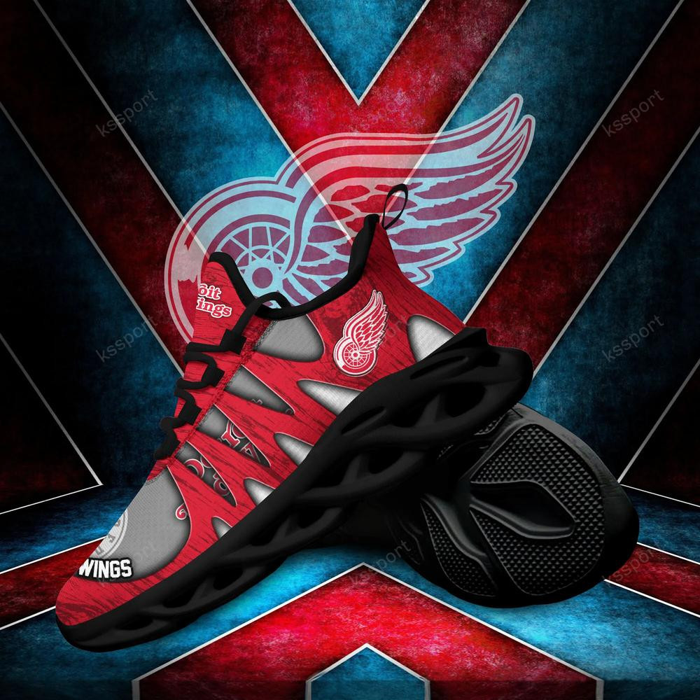 Detroit Red Wings Max Soul Shoes, Running Sneakers - Famjoys Detroit Red Wings Max Soul Shoes, Running Sneakers - Famjoys