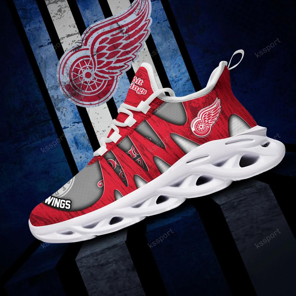 Detroit Red Wings Max Soul Shoes, Running Sneakers - Famjoys Detroit Red Wings Max Soul Shoes, Running Sneakers - Famjoys