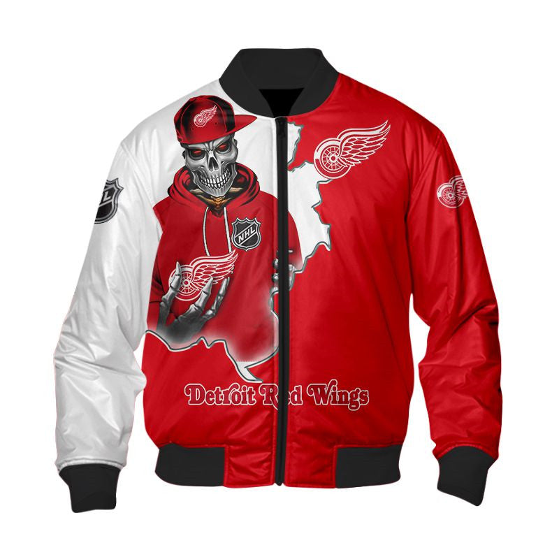 Detroit Red Wings Varsity Jacketkull