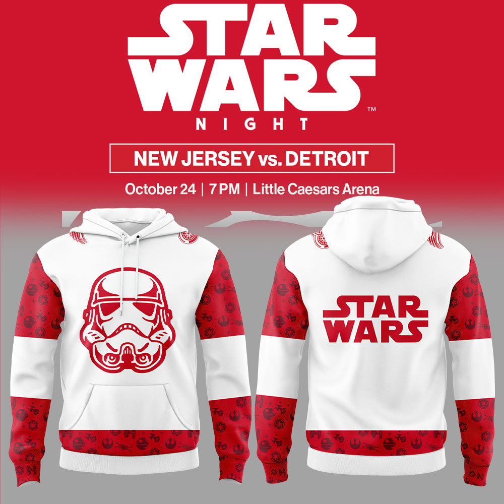 Detroit Red Wings x Star Wars Night Hoodie Set+NT0110202403ID10DS10 - Famjoys Detroit Red Wings x Star Wars Night Hoodie Set+NT0110202403ID10DS10 - Famjoys