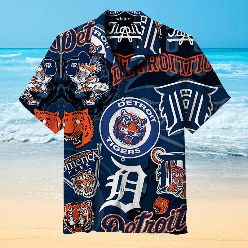 Detroit Tigers Hawaiian Shirt - Famjoys Detroit Tigers Hawaiian Shirt - Famjoys