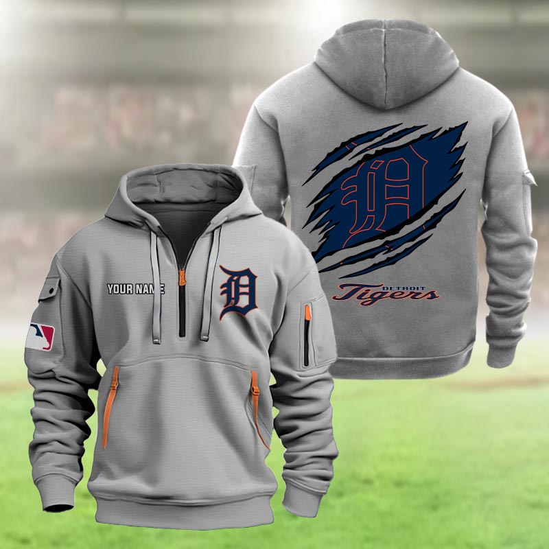 Detroit Tigers Heavy Hoodie - Famjoys Detroit Tigers Heavy Hoodie - Famjoys