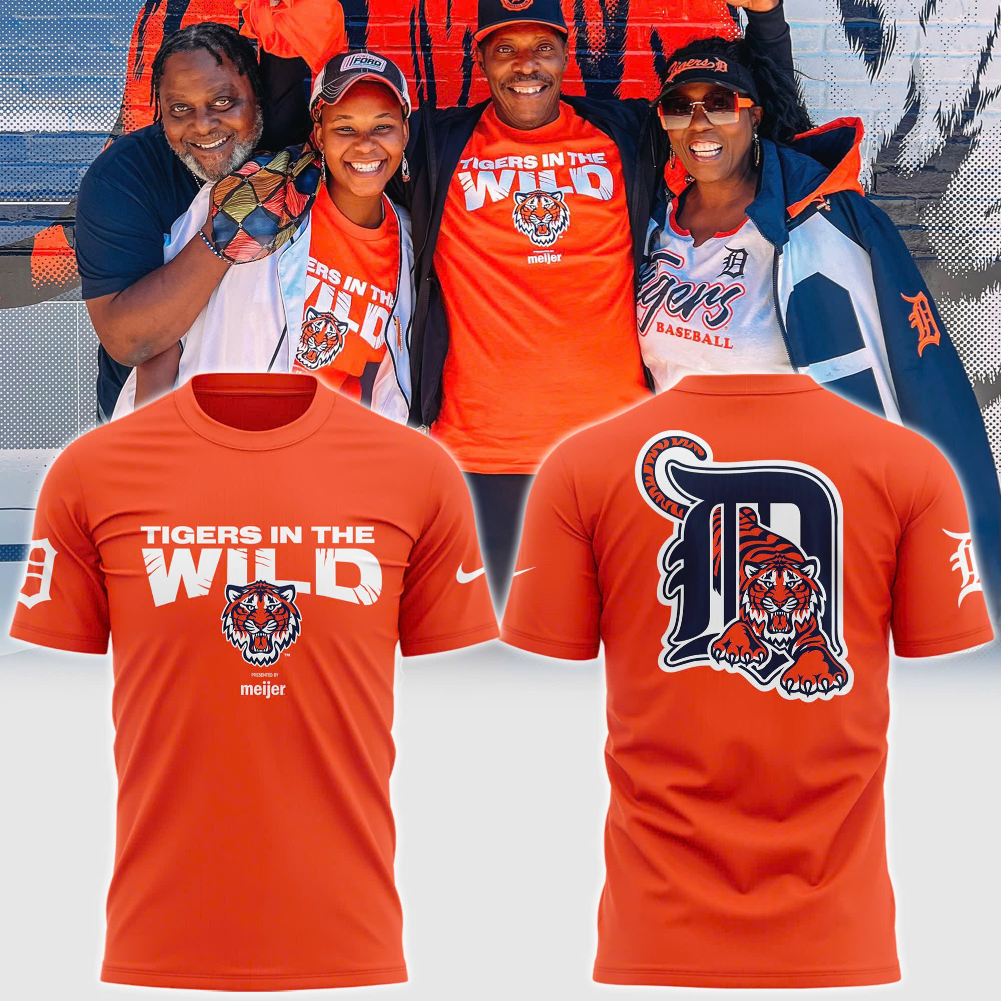 Detroit Tigers In The Wild Shirt - Famjoys Detroit Tigers In The Wild Shirt - Famjoys