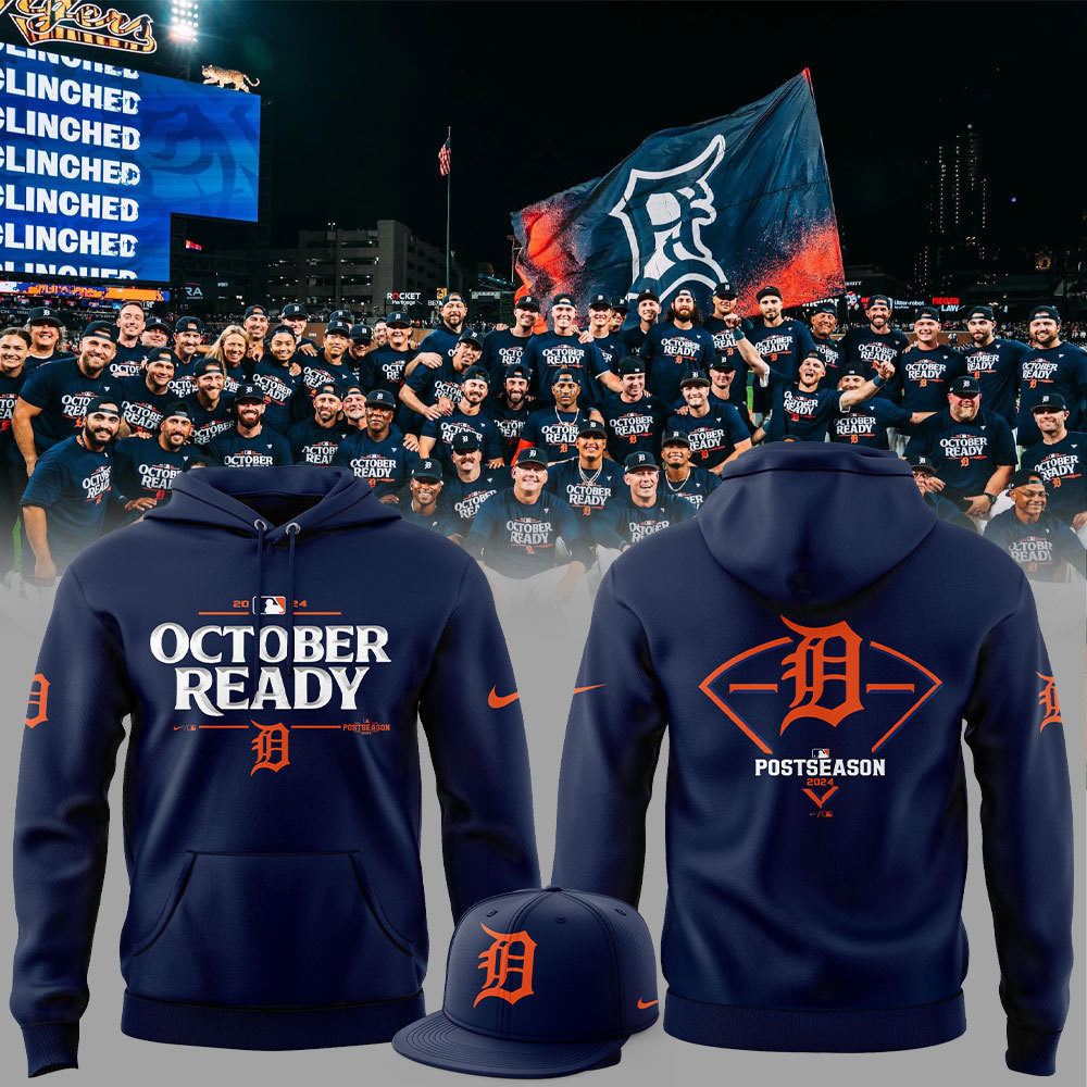 Detroit Tigers Navy Postseason Locker Room Hoodie Set+NT30092418ID10DS11 - Famjoys Detroit Tigers Navy Postseason Locker Room Hoodie Set+NT30092418ID10DS11 - Famjoys