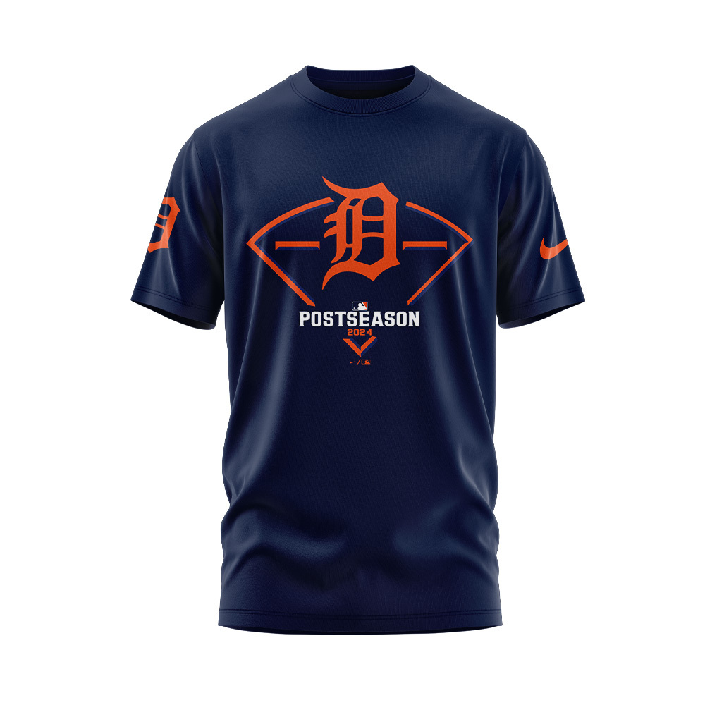 Detroit Tigers Navy Postseason Locker Room Tshirt Set+NT30092424ID10DS11 - Famjoys Detroit Tigers Navy Postseason Locker Room Tshirt Set+NT30092424ID10DS11 - Famjoys