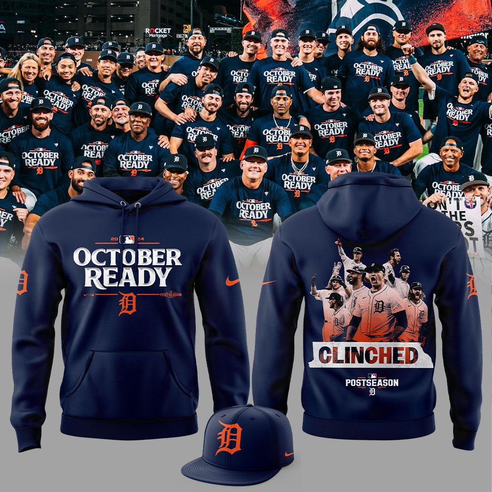 Detroit Tigers Postseason Locker Room Hoodie - Famjoys Detroit Tigers Postseason Locker Room Hoodie - Famjoys