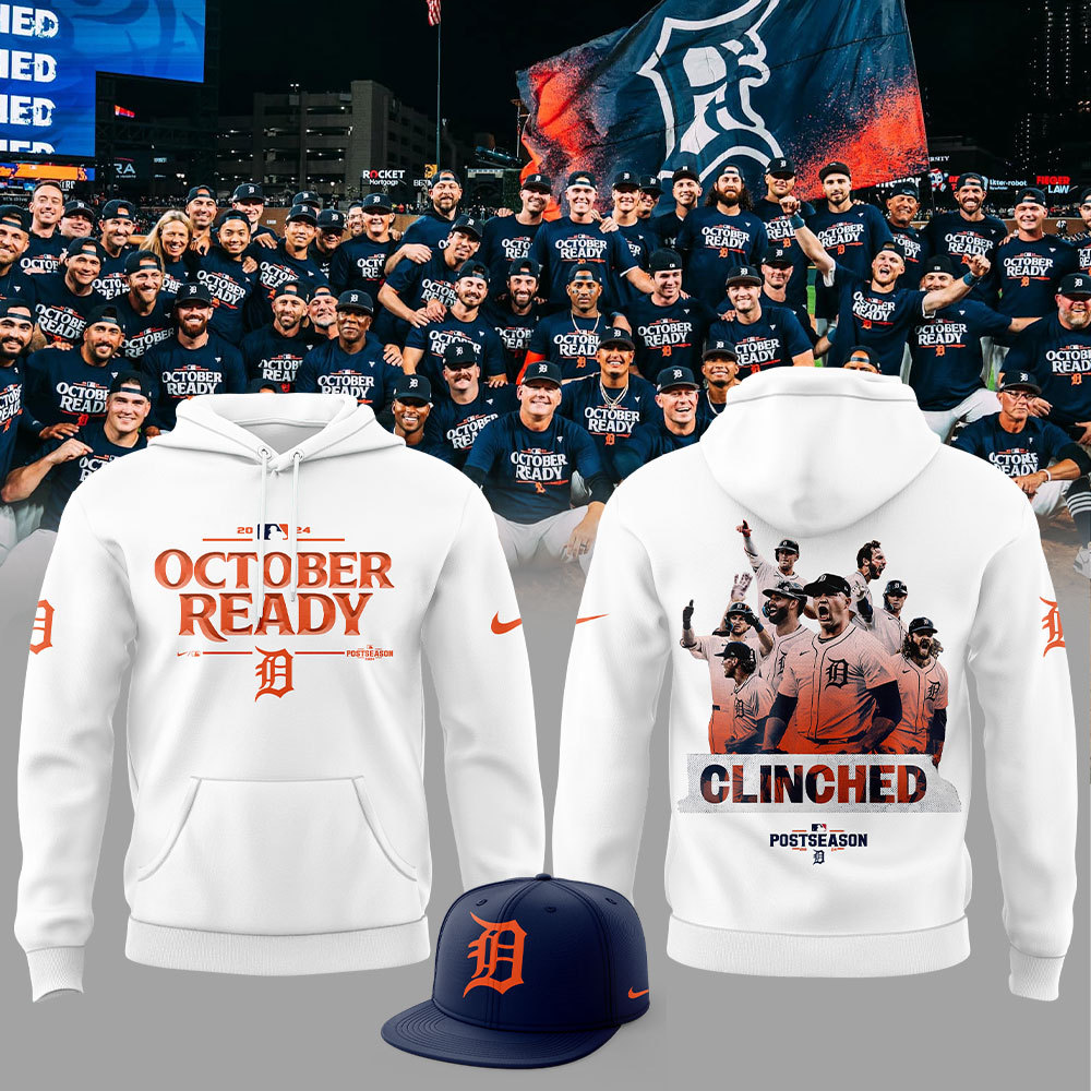 Detroit Tigers Postseason Locker Room Hoodie Set+NT29092403ID10DS11 - Famjoys Detroit Tigers Postseason Locker Room Hoodie Set+NT29092403ID10DS11 - Famjoys