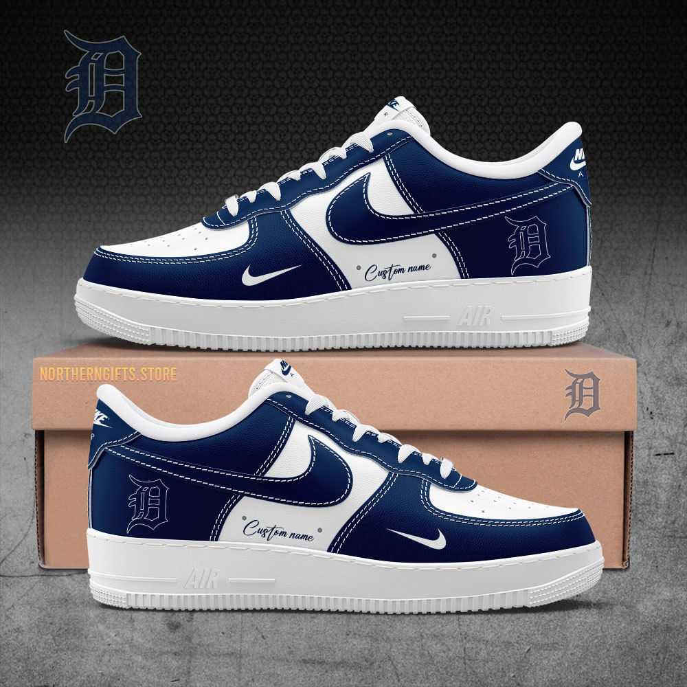 Detroit Tigers Sneakers Custom Name For Fans-SP05042410ID10DS10 - Famjoys Detroit Tigers Sneakers Custom Name For Fans-SP05042410ID10DS10 - Famjoys
