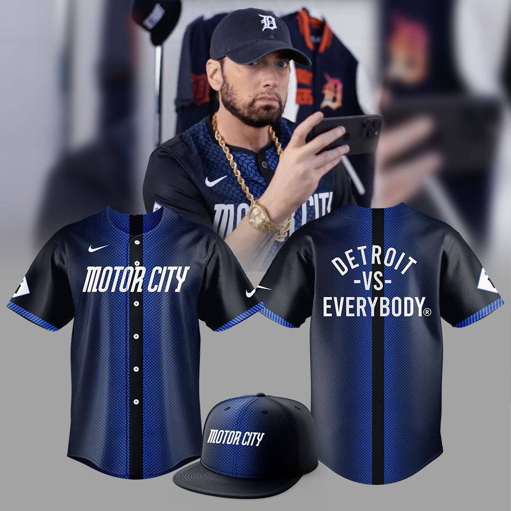 Detroit Tigers Vs Everybody Editon Baseball Jersey - Famjoys Detroit Tigers Vs Everybody Editon Baseball Jersey - Famjoys