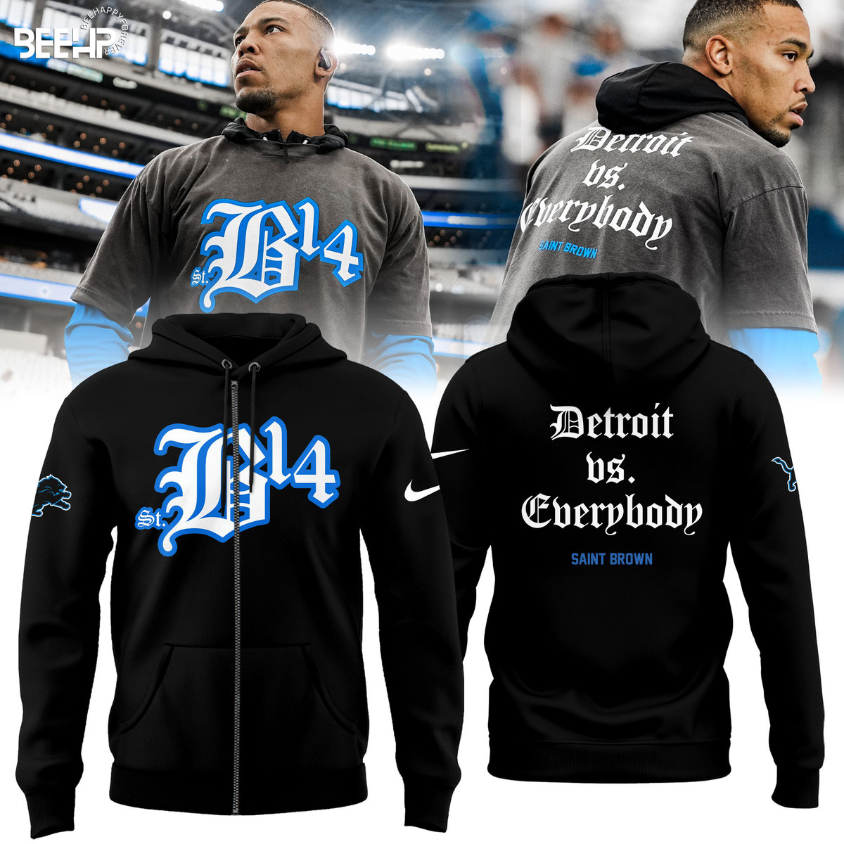 Detroit Vs Everybody Shirt - Famjoys Detroit Vs Everybody Shirt - Famjoys