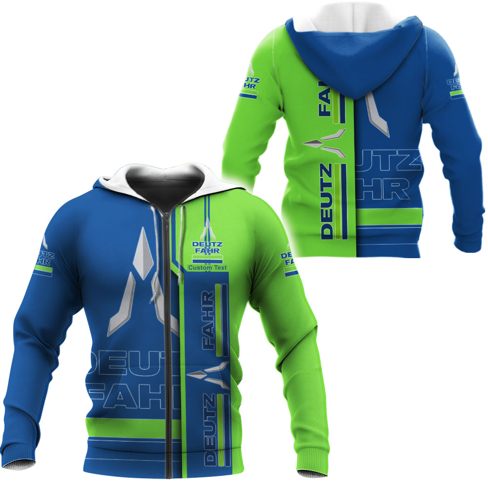 Deutz Fahr 3D Apparel Zip Hoodie,Pant,Polo, Button Hawaii Shirt Personalized - Famjoys Deutz Fahr 3D Apparel Zip Hoodie,Pant,Polo, Button Hawaii Shirt Personalized - Famjoys