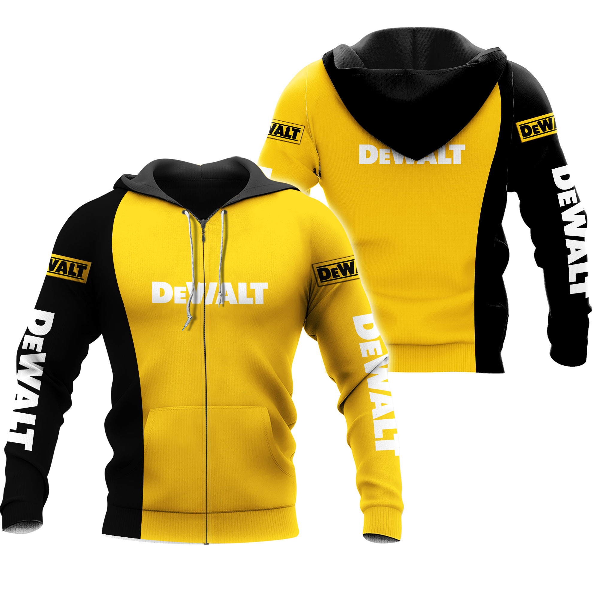 Dewalt 3D All Over Hoodie - Famjoys Dewalt 3D All Over Hoodie - Famjoys