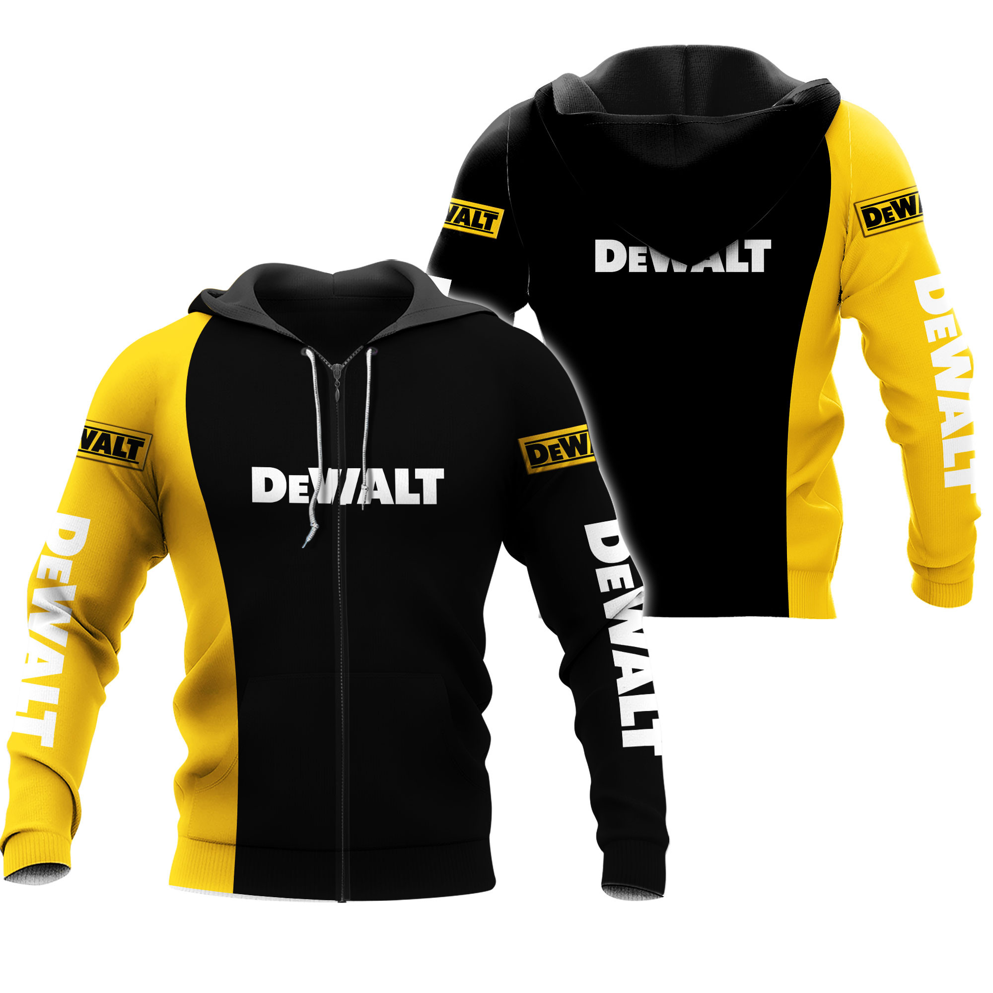 Dewalt 3D All Over Hoodie - Famjoys Dewalt 3D All Over Hoodie - Famjoys