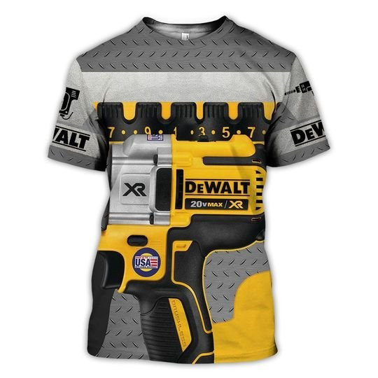 Dewalt Beautiful Tools 3D All Over Printed T-Shirt Ver 59 - Famjoys Dewalt Beautiful Tools 3D All Over Printed T-Shirt Ver 59 - Famjoys