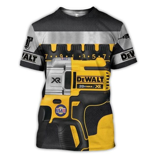 Dewalt Beautiful Tools 3D All Over Printed T-Shirt Ver 61 - Famjoys Dewalt Beautiful Tools 3D All Over Printed T-Shirt Ver 61 - Famjoys