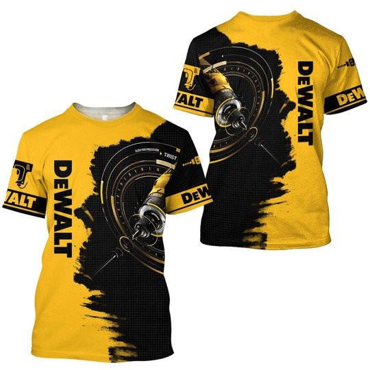 Dewalt Beautiful Tools 3D All Over Printed T-Shirt Ver10 - Famjoys Dewalt Beautiful Tools 3D All Over Printed T-Shirt Ver10 - Famjoys