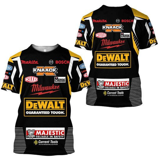 Dewalt Beautiful Tools 3D All Over Printed T-Shirt Ver17 - Famjoys Dewalt Beautiful Tools 3D All Over Printed T-Shirt Ver17 - Famjoys