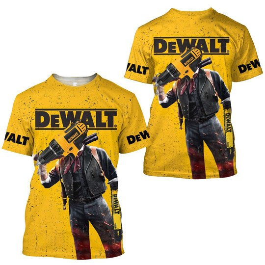Dewalt Beautiful Tools 3D All Over Printed T-Shirt Ver7 - Famjoys Dewalt Beautiful Tools 3D All Over Printed T-Shirt Ver7 - Famjoys