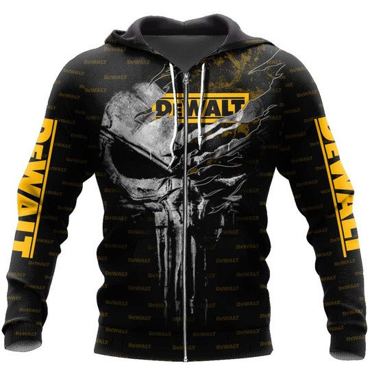 Dewalt Cool Skull Art Brand Logo Heavy Tool Clothes 3D Printing Ver8 - Famjoys Dewalt Cool Skull Art Brand Logo Heavy Tool Clothes 3D Printing Ver8 - Famjoys