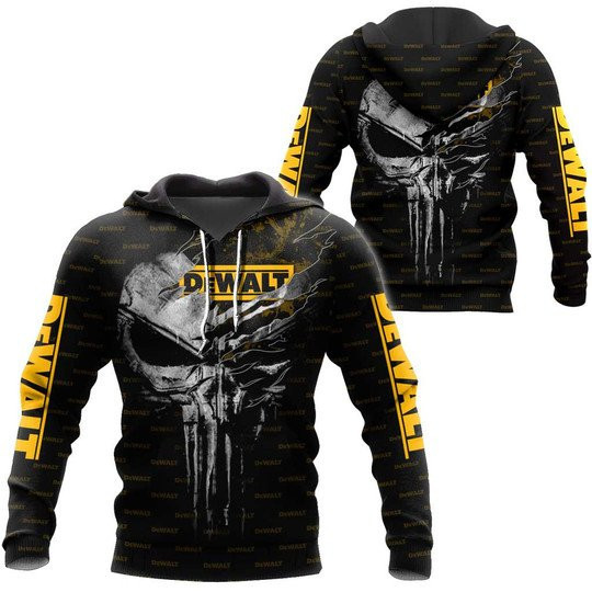 Dewalt Cool Skull Art Brand Logo Heavy Tool Clothes 3D Printing Ver8 - Famjoys Dewalt Cool Skull Art Brand Logo Heavy Tool Clothes 3D Printing Ver8 - Famjoys