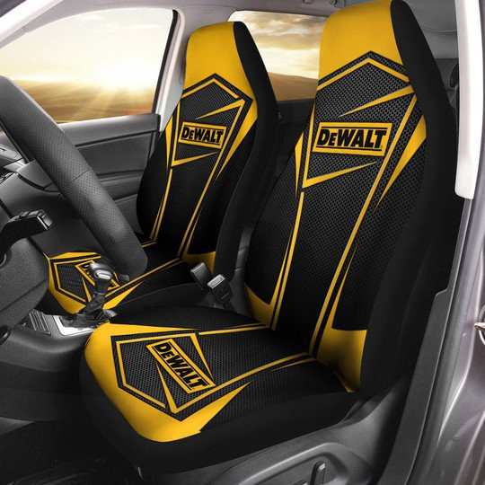 Dewalt Heavy Equipment Mechanic Tool Brand Car Seat Cover - Famjoys Dewalt Heavy Equipment Mechanic Tool Brand Car Seat Cover - Famjoys