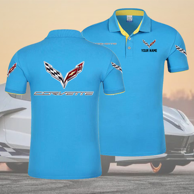DGYLPC1418 Chevrolet Corvette C7 Polo Shirt - Famjoys DGYLPC1418 Chevrolet Corvette C7 Polo Shirt - Famjoys