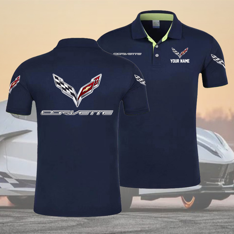 DGYLPC1418 Chevrolet Corvette C7 Polo Shirt - Famjoys DGYLPC1418 Chevrolet Corvette C7 Polo Shirt - Famjoys