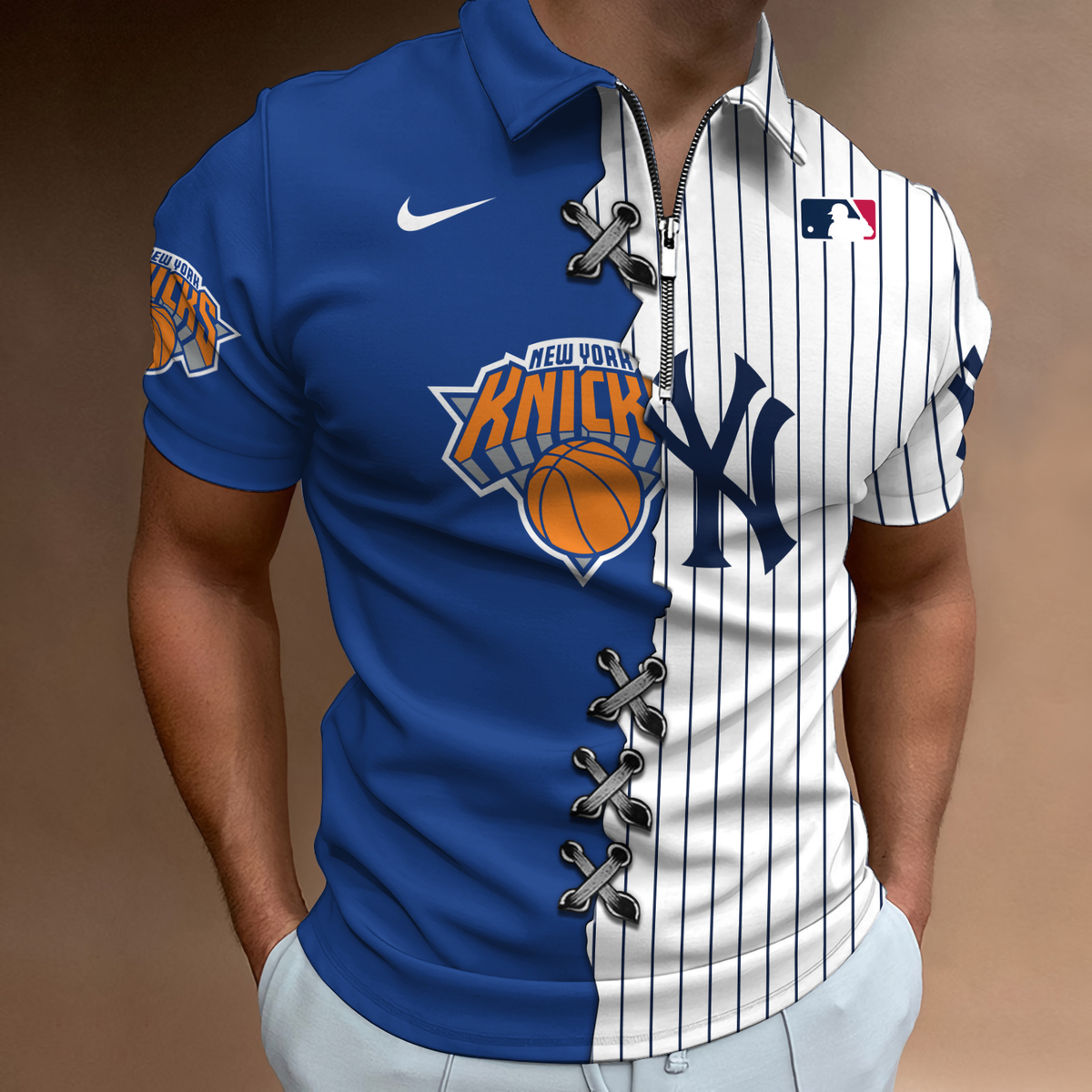 DHFLPC1121 New York Knicks vs New york yankees Hoodie Set - Famjoys DHFLPC1121 New York Knicks vs New york yankees Hoodie Set - Famjoys