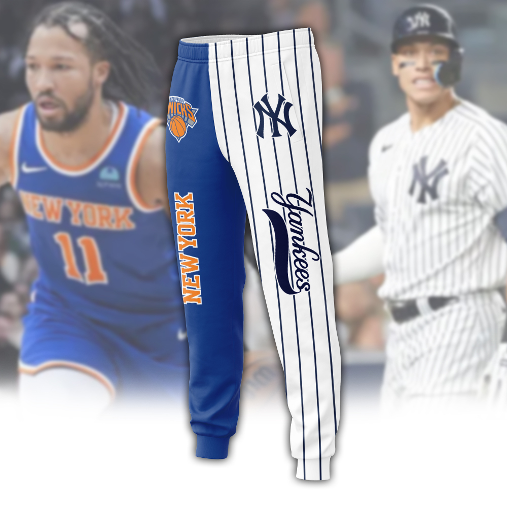 DHFLPC1121 New York Knicks vs New york yankees Hoodie Set - Famjoys DHFLPC1121 New York Knicks vs New york yankees Hoodie Set - Famjoys