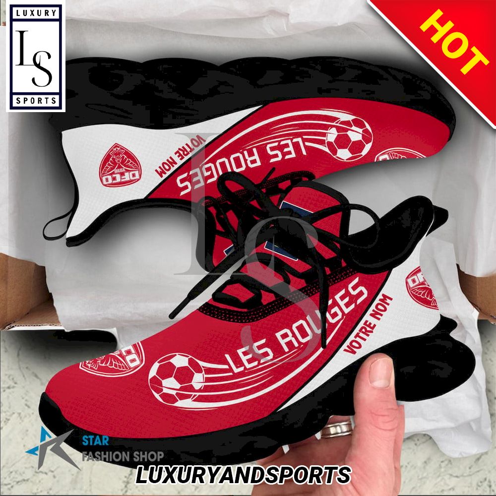 Dijon FCO Ligue 2 Custom Name Max Soul Shoes - Famjoys Dijon FCO Ligue 2 Custom Name Max Soul Shoes - Famjoys
