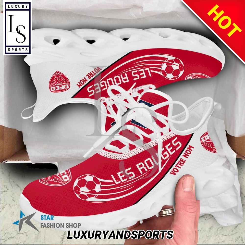 Dijon FCO Ligue 2 Custom Name Max Soul Shoes - Famjoys Dijon FCO Ligue 2 Custom Name Max Soul Shoes - Famjoys